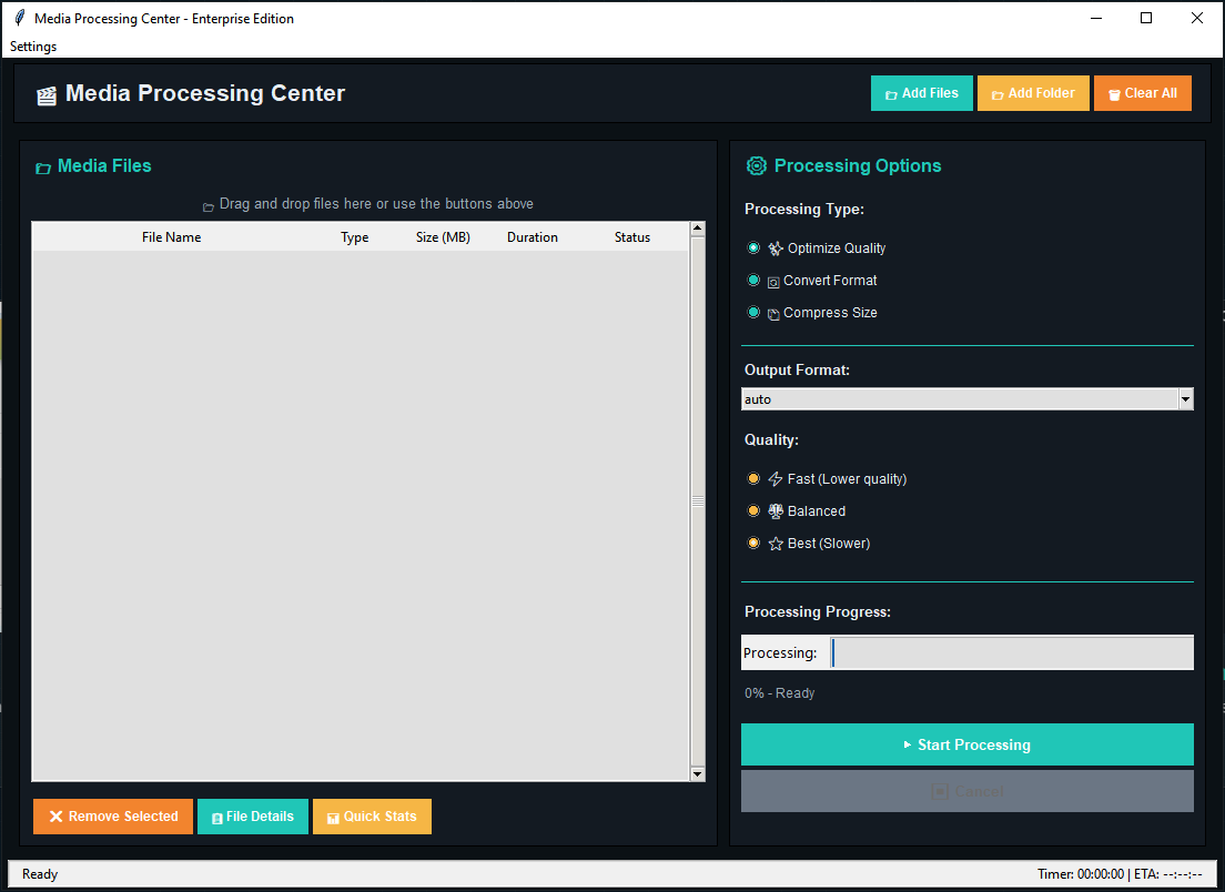 Media Processing Center